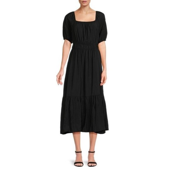 Saks Fifth Avenue Back Tie Midi Dress - Medium - Picture 1 of 6